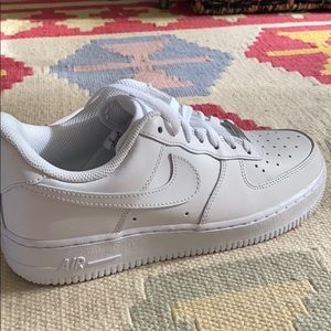 Nike Air Force 1 white size 8 NWOT